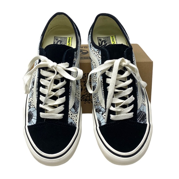 VANS Style 36 Decon Sneakers Floral Black Women's Canvas Suede Shoes VN0007R2Y40 - Picture 3 of 11